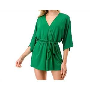 Ariella | Pants & Jumpsuits | New Ariella Kimono Sleeve Romper In Green |  Poshmark